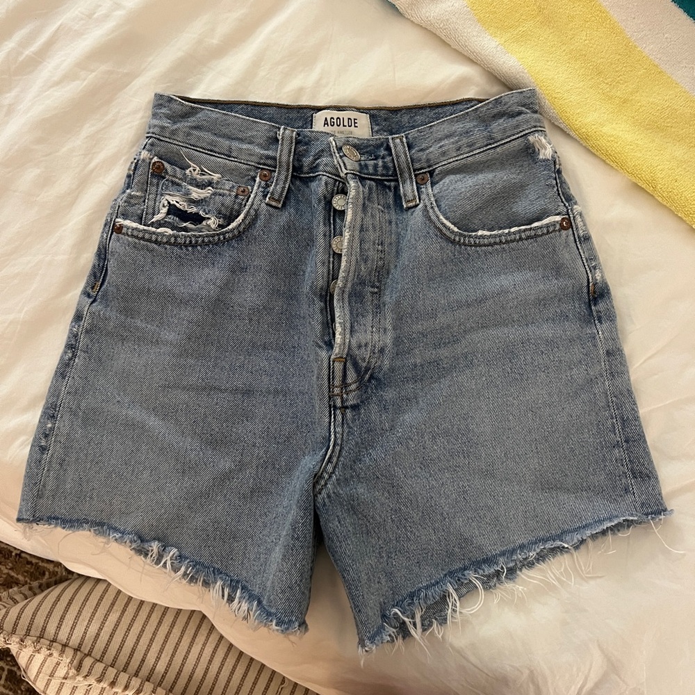 AGOLDE Vintage High-Rise Jean Shorts
